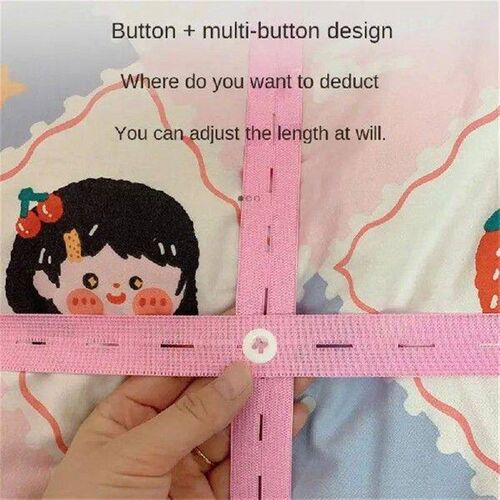 2/3/4PCS Elastic Strap Washable Thick And Durable White