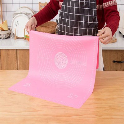 Rolling Mat Kneading Mat Thickened Silicone Pizza Dough Mat