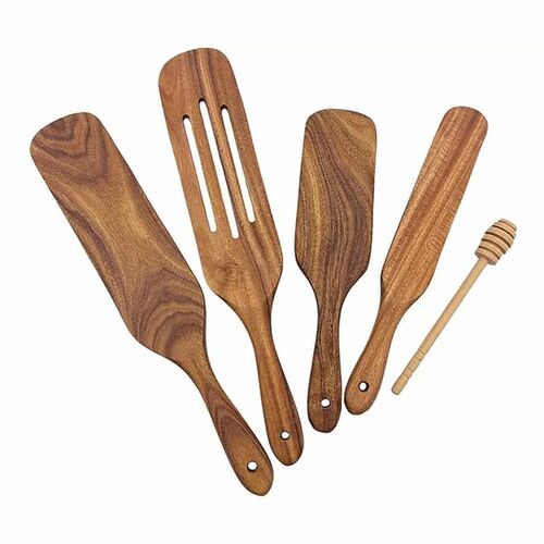 Hot Kitchen Tool Set, 5 Pieces Of Wooden Cooking