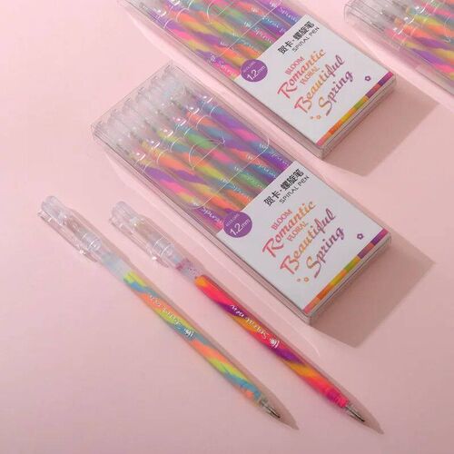 Christmas Color Fluorescent Neutral Pen Student Marking Hand