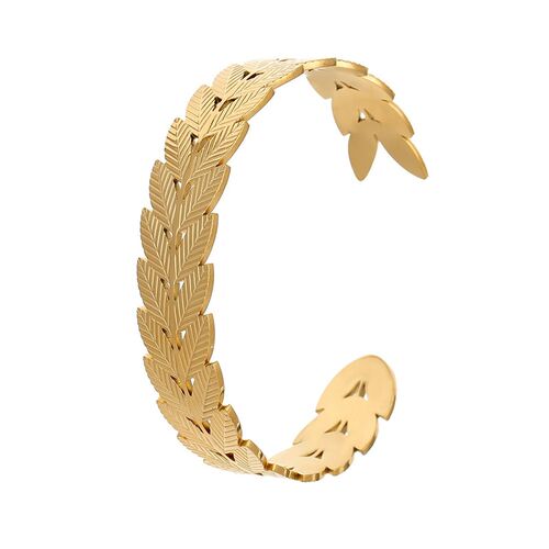 tend personality retro tend stainless steel wheat ear open b