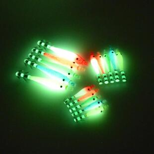 Glow Blowing Tube Fishing Hook Soft Squid Hook Glow Squid Ho