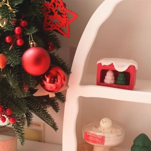 Ins Christmas Tree Silicone Candle Mold DIY Handmade Scented