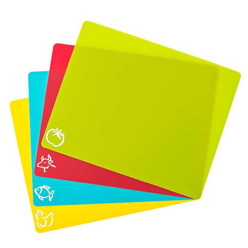 Portable Cutting Mat Set Colorful Kitchen Cutting Board Set