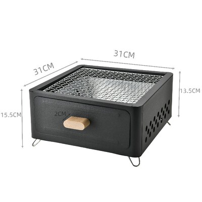 Barbecue grill charcoal stove outdoor camping cookware