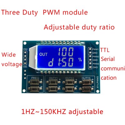 Signal Generator PWM Pulse Frequency Duty Cycle Adjustable M