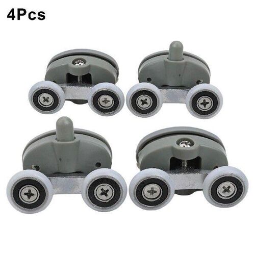 Wheels Top & Bottom Rollers Replacement Runner Set Shower