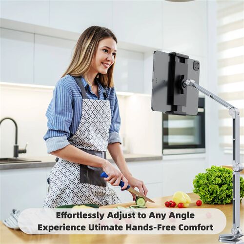 Kimdoole Tablet Desktop Cantilever Bracket Supports Table Mo