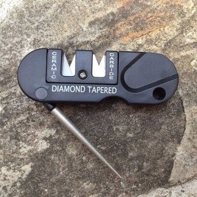 4-in-1 Mini Portable Tungsten Ceramic Carbide Knife Whetston