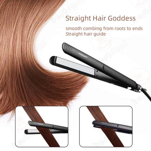 Ceramic hair straightener wet and dry Hair Straightening