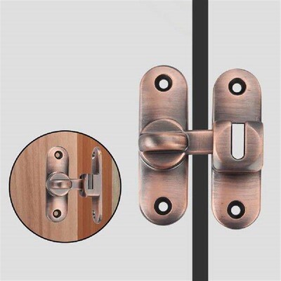 90 Degree Stainless Steel Latch- Safety Right Angle Sliding