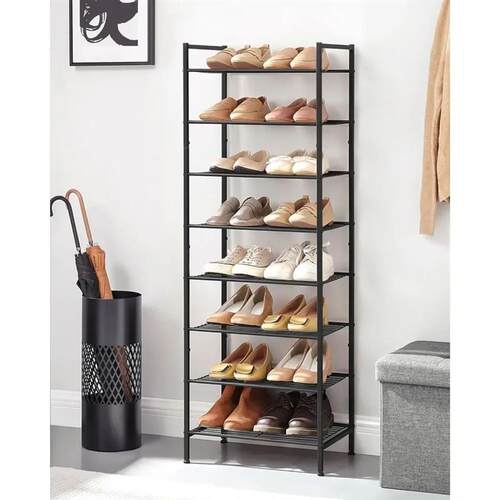 Large Capacity And Simple Shoe Cabinet 10 Tier Standing Shoe