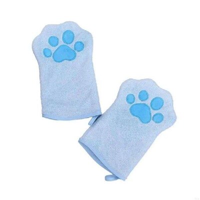 J60C Pet Glove Towel with Hanging Grip for Medium to Large