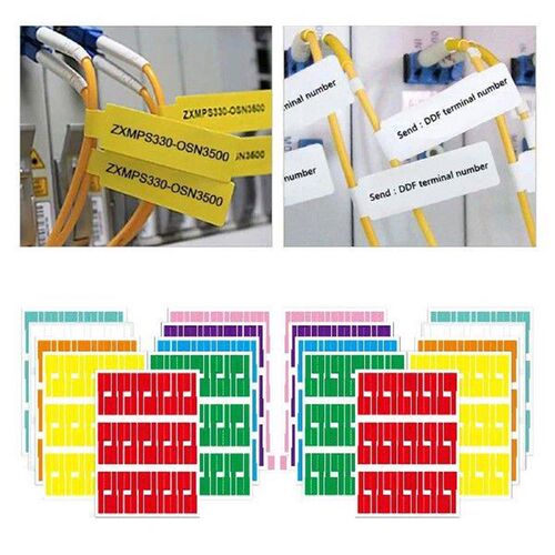 600x Cable Marker Sticker Identification Labels Organizer