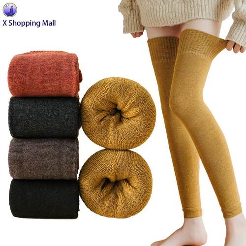 winter thick over the knee socks warm plus velvet leg socks