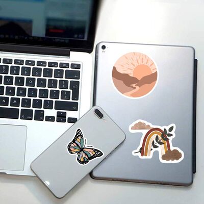 2022 50pcs Cute Cartoon Art Bohemian Aesthetic Stickers