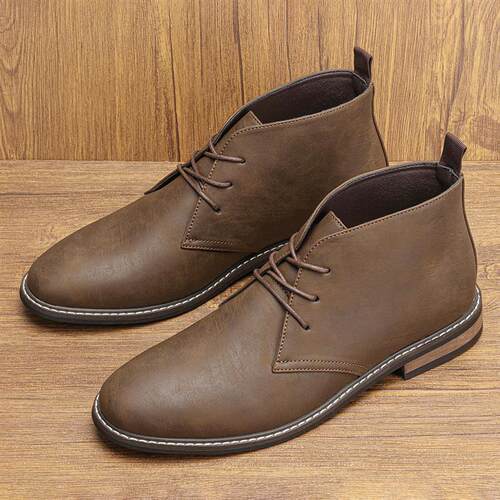 Mens Vintage Desert Boots Classic Chukka Boots 复古沙漠靴