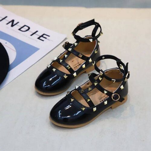 Girls Shoes Spring Children Shoes Girl Rivets Princess Autum