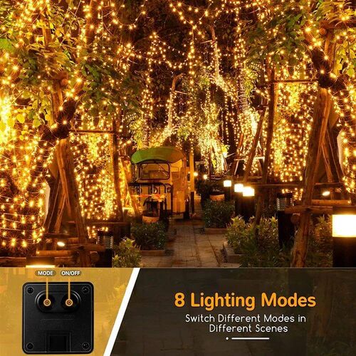 50-300 LED Solar Christmas String Lights Fairy Garden Outdoo