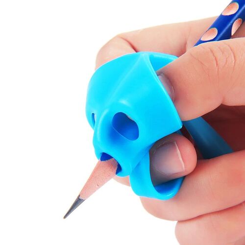 1Pcs Train Drawing Toy Silicone Dolphin Fish Hold Pencil Chi
