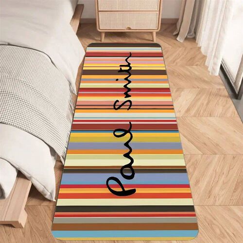 Smith Floor Mat Graphic Printed Flannel Doormats for Bathroo