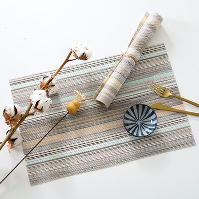 Japanese PVC cup mat, bowl mat, plate mat, table cloth