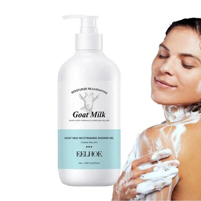 Clean Body Wash Goat Milk Niacinamide Shower Gel Body Exfoli