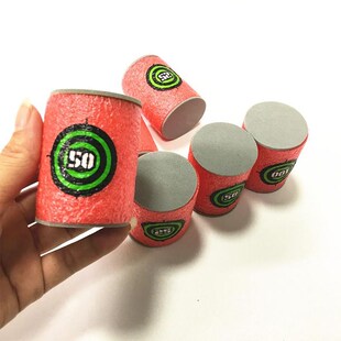 7.2cm 100pcs For Nerf Soft Bullets Darts Round Head Refill S
