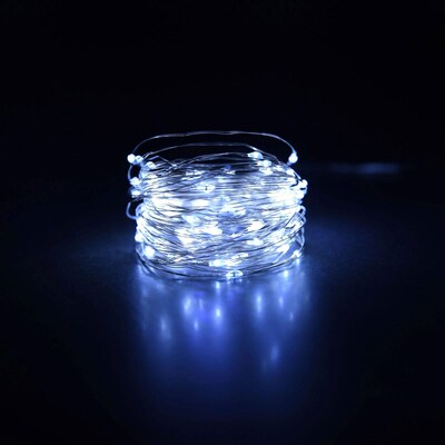 10m100LED Solar Fairy Waterproof Copper Wire String Lights C