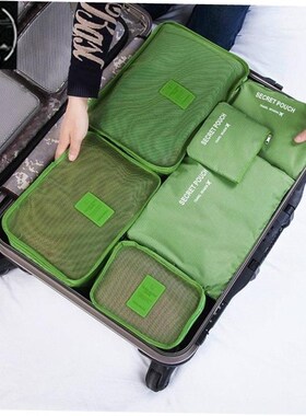 Local stock 6Pcs Waterproof Travel Bags Clothes  Luggage Org