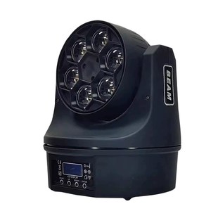 LED六颗蜂眼激光灯眼光束灯led摇头染色灯KTV包房氛围闪光灯舞台