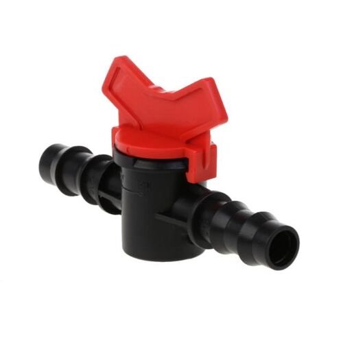 2way Connector Adaptor Quick Turn Off Plastic Irrigation Wat