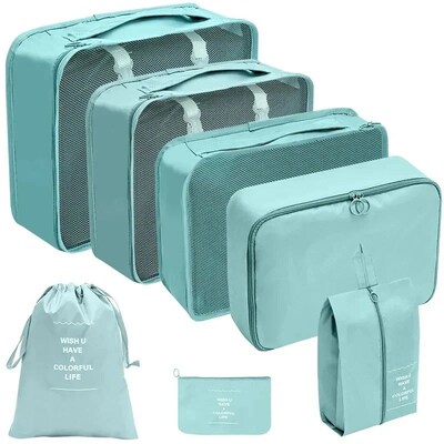 7/8/9/10 piece travel storage bag set7/8/9/10件套旅行收纳袋
