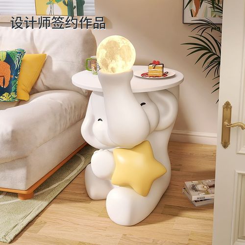 大象大型落地摆件客厅电视柜沙发旁边几高级感装饰品乔迁新居礼品