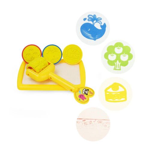 Kids Drawing Toys Water Doodle Stamp Seal Roller Stamp Magic