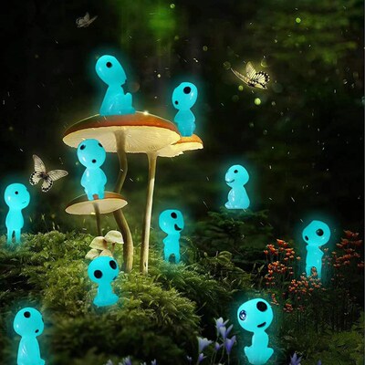 10/20Pcs Luminous ree Spirits Micro Landscape Figure Ornamen