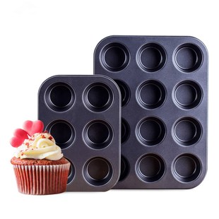 6 Cups Muffin Pan non-stick Cupcake Baking Bakeware Mould 新