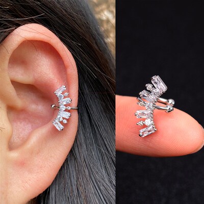 1Pc Helix Cartilage Conch Fake Without Piercing Ear Cuffs Ea