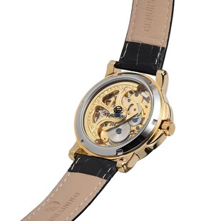 Men Watches Leather Tourbillon Mechanical Watch 自动机械手表