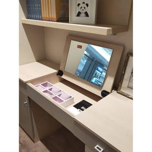 梳妆台翻转镜子铰炼翻转缓冲铰炼柜门轴承可调静音阻尼翻转上翻转