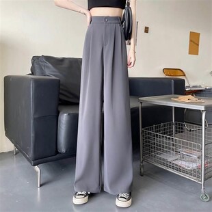 2023summer women loose casual long pants ladies trousers夏季