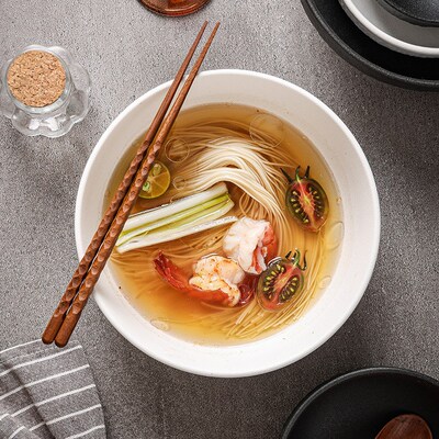 Ceramic white 8  soup bowl tableware 4.5  dining bowl