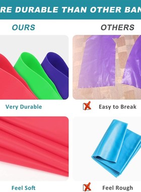 Yoga Pilates Resistance Band Long Training Stretch Bands for
