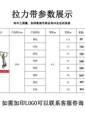 Sports fitness elastic band tension rope resistance弹拉力带