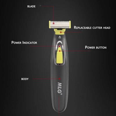 Face & Body Electric Shaver for Men Washable Beard&Body
