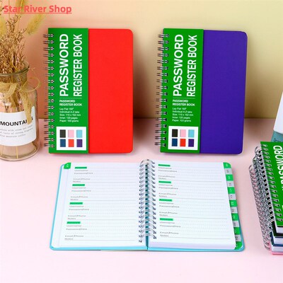 Password Regisiter Book Alphabetical Tabs-Address Notebook