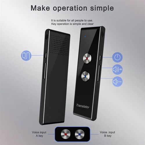 T8 Smart Voice Translators Mini Portable 44 Languages Real T
