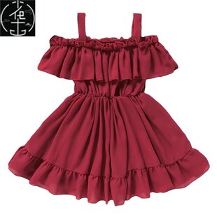 新款 for toddler red dress clothes baby girls children kids