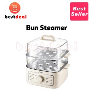 Midea 3 Tier Food Steamer with Lids and Removable Base 10.8L