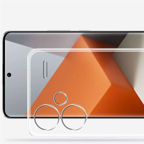 For Redmi Note 13 Pro+ Plus Case Clear Silicon Soft TPU Back